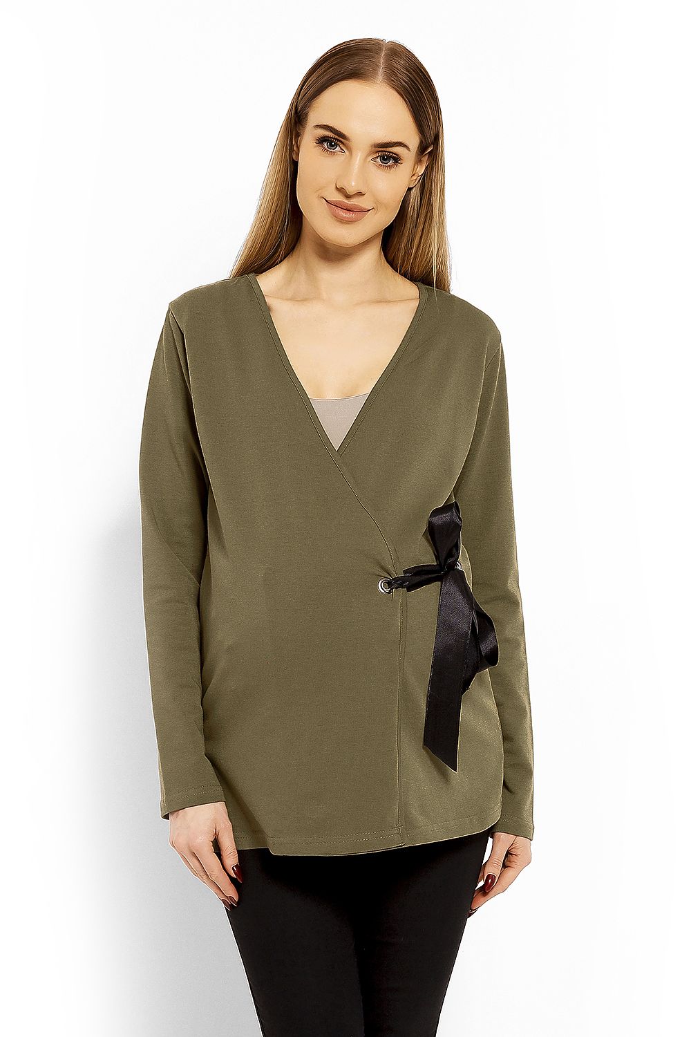  Maternity blouse model 113239 PeeKaBoo 